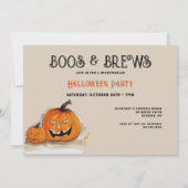 Halloween-Cookie Einladung (Rückseite)