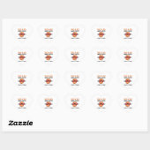 Halloween Cookie Herz-Aufkleber (Blatt)