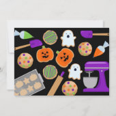 HALLOWEEN COOKIE-PARTY EINLADUNG (Rückseite)