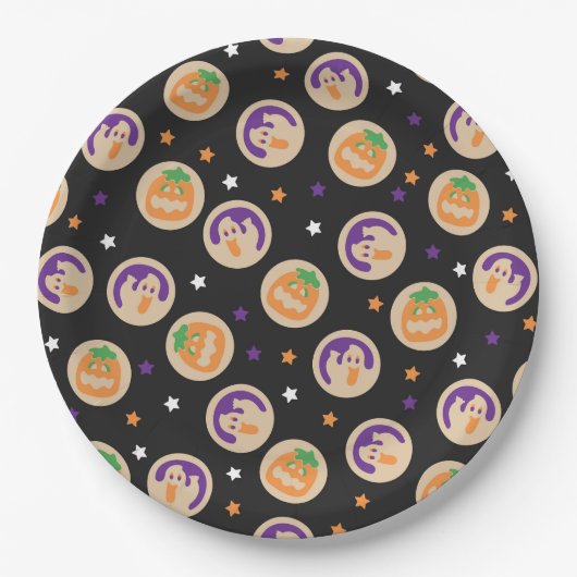 Halloween Cookie Party Teller (Vorderseite)