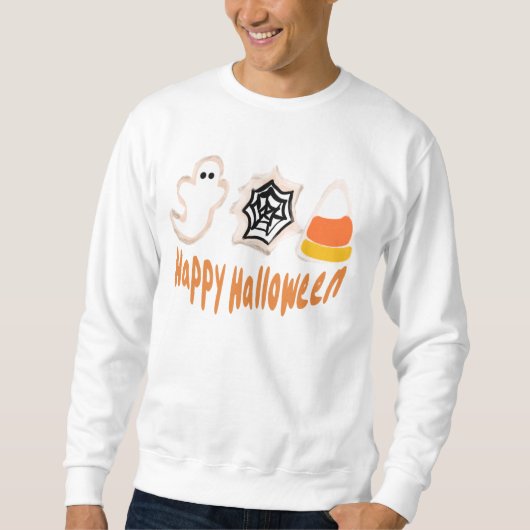 Halloween Cookies Bäckerchen Sweatshirt (Vorderseite)