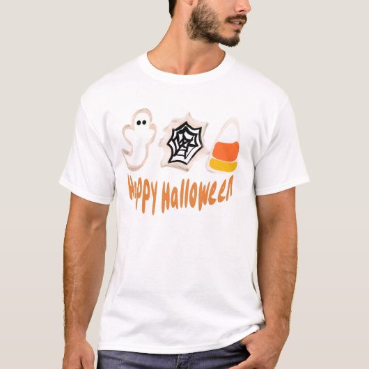 Halloween Cookies Bäckerchen T-Shirt (Vorderseite)
