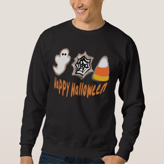 Halloween Cookies Baker Baking Black Sweatshirt (Vorderseite)