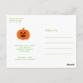 HALLOWEEN COOKIES FOTO POSTCARD POSTKARTE (Rückseite)