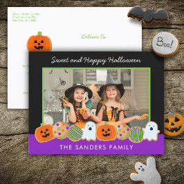 HALLOWEEN COOKIES FOTO POSTCARD POSTKARTE
