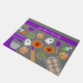 HALLOWEEN COOKIES FUßMATTE (Schrägansicht)