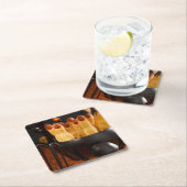 Halloween Cookies - Hexenfingers Rechteckiger Pappuntersetzer (Vor Ort)