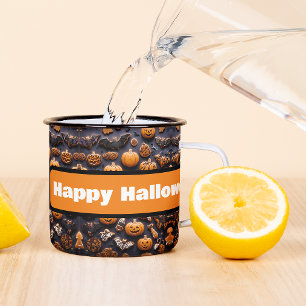 Halloween Cookies Lebkuchen Tasse