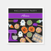 HALLOWEEN COOKIES PARTY Paper Napkin Serviette (Vorderseite)