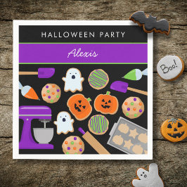HALLOWEEN COOKIES PARTY Paper Napkin Serviette