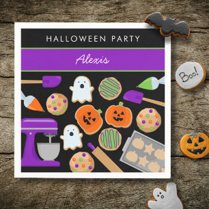 HALLOWEEN COOKIES PARTY Paper Napkin Serviette