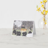 Halloween Cooking Card Karte (Gelbe Blume)