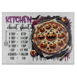 Halloween Cooking Conversions Schneidebrett