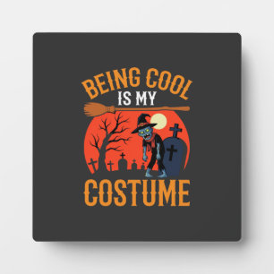 Halloween Cool Sein Ist Mein Kostüm-Zombie-Design Fotoplatte