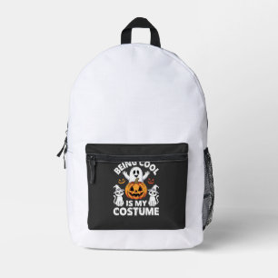Halloween cool zu sein ist mein Kostüm-Geister-Des Bedruckter Rucksack