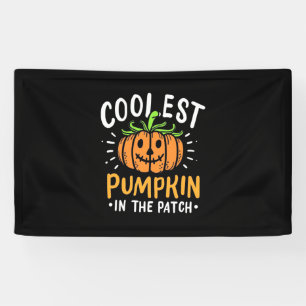 Halloween Cooler Kürbis Banner