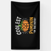 Halloween Cooler Kürbis Banner (Vertikal)