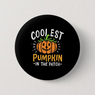 Halloween Cooler Kürbis Button