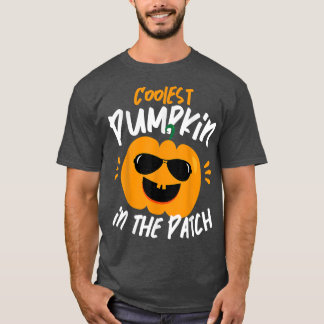 Halloween Cooler Kürbis in die Patchboys-Girls T-Shirt