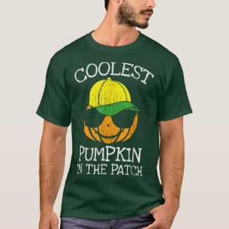 Halloween Cooler Kürbis in die Patsche Funny Boys T-Shirt