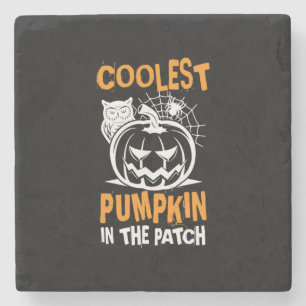 Halloween Cooler Kürbis zum Geburtstag Steinuntersetzer