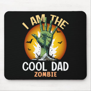 Halloween Cooler Vater Zombie-Kostüm Mousepad