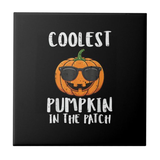 Halloween Coolest Pumpkin Patch Costume Men Boys K Fliese (Vorderseite)
