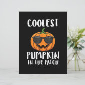 Halloween Coolster Kürbis-Patch-Kostüm Männer Jung (Stehend Vorderseite)