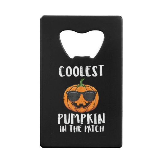 Halloween Coolster Kürbis-Patch-Kostüm Männer Jung Geldbeutel Flaschenöffner (Vorderseite)