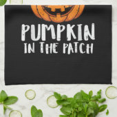 Halloween Coolster Kürbis-Patch-Kostüm Männer Jung Geschirrtuch (Gefaltet)