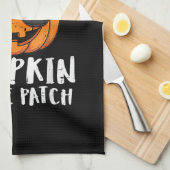Halloween Coolster Kürbis-Patch-Kostüm Männer Jung Geschirrtuch (Viertel Falte)