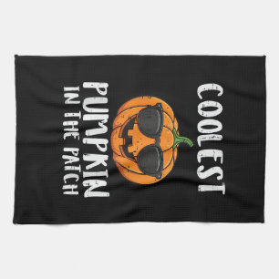 Halloween Coolster Kürbis-Patch-Kostüm Männer Jung Geschirrtuch