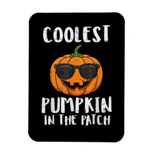Halloween Coolster Kürbis-Patch-Kostüm Männer Jung Magnet