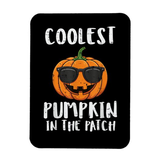 Halloween Coolster Kürbis-Patch-Kostüm Männer Jung Magnet (Vertikal)