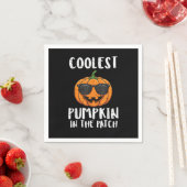 Halloween Coolster Kürbis-Patch-Kostüm Männer Jung Serviette (Beispiel)