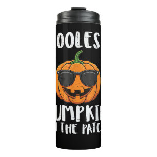 Halloween Coolster Kürbis-Patch-Kostüm Männer Jung Thermosbecher