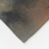 Halloween-Coon-Katze mit Pumpkins Beängstigend Fleecedecke (Ecke)