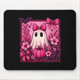 Halloween Coquette-Bogen Süßer Geist Florales Mädc Mousepad