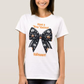 Halloween Coquette "bow" dacious Design T-Shirt (Vorderseite)