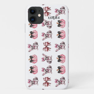 Halloween Coquette Bulldog Bow Kürbisi 11 Case-Mate iPhone Hülle