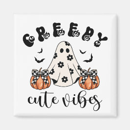 Halloween Coquette Creepy Niedlich Vibes Magnet