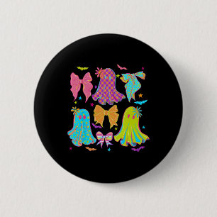 Halloween Coquette Schleife Süße Geister Mädchen F Button