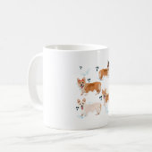 Halloween Corgi Dog Kaffeetasse (Vorderseite Links)
