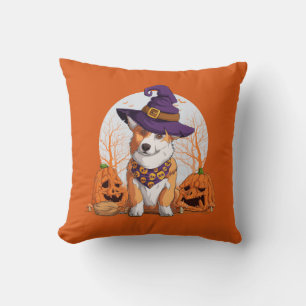 Halloween Corgi Kissen