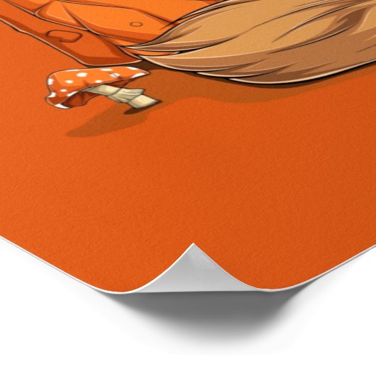 Halloween Corgi Poster (Ecke)