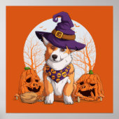 Halloween Corgi Poster (Vorne)