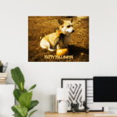 Halloween Corgi Poster (Heimbüro)
