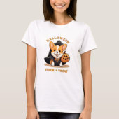 Halloween Corgi T - Shirt (Vorderseite)