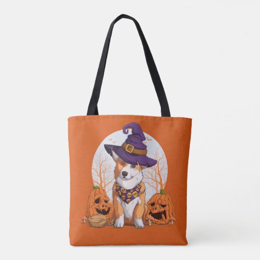 Halloween Corgi Tasche (Rückseite)