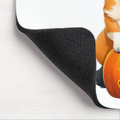 Halloween Corgi Witch Hat Mousepad (Ecke)